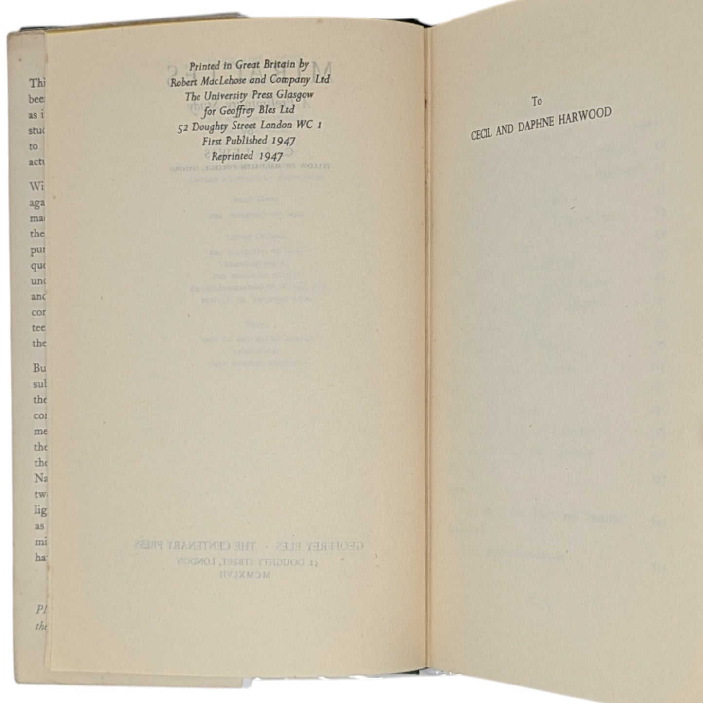 Miracles: A Preliminary Study