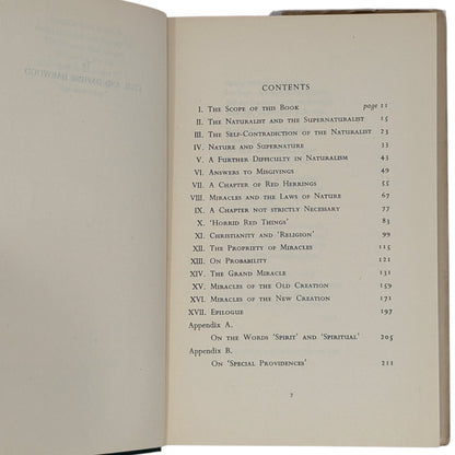 Miracles: A Preliminary Study