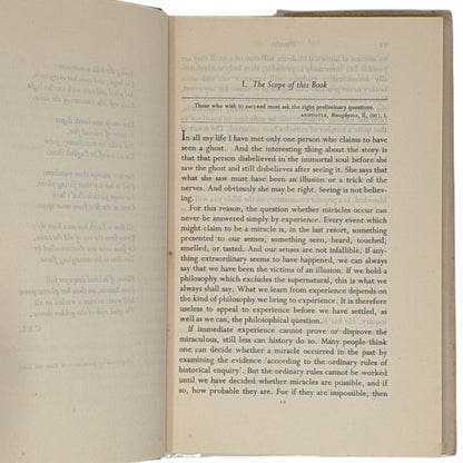 Miracles: A Preliminary Study