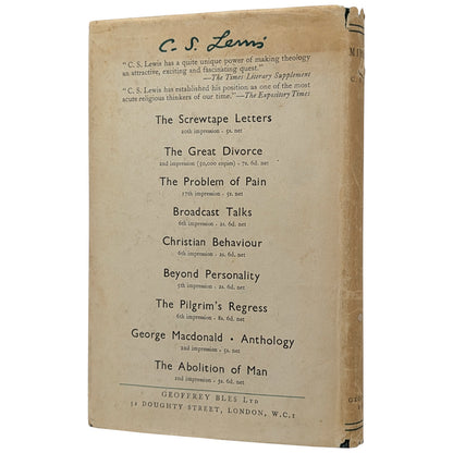 Miracles: A Preliminary Study