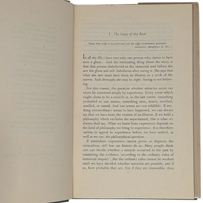 Miracles: A Preliminary Study