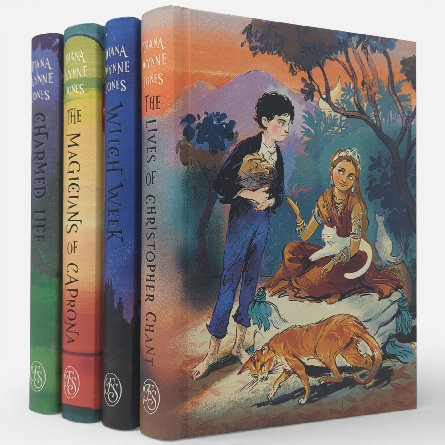 Chrestomanci Series: Charmed Life, Witch Week, The Magicians of Caprona, Lives of Christopher Chant