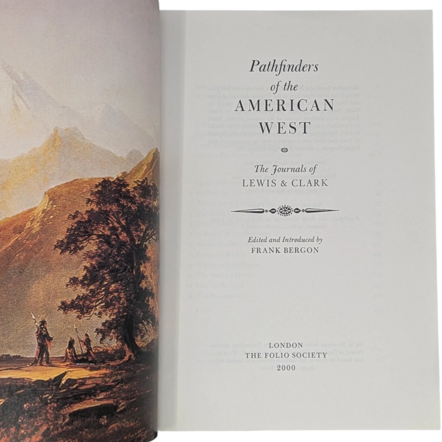 Pathfinders of the American West, The Journals of [Meriwether] Lewis and [William] Clark