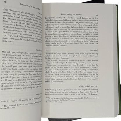 Pathfinders of the American West, The Journals of [Meriwether] Lewis and [William] Clark