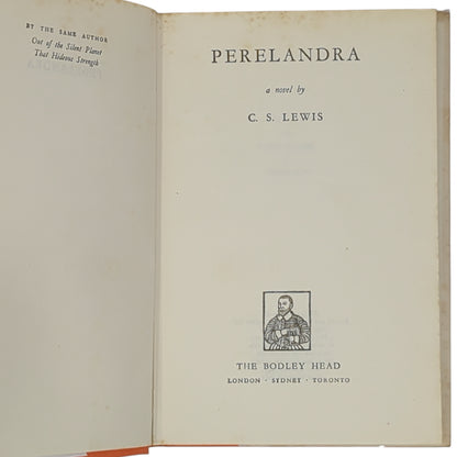Perelandra: A Novel
