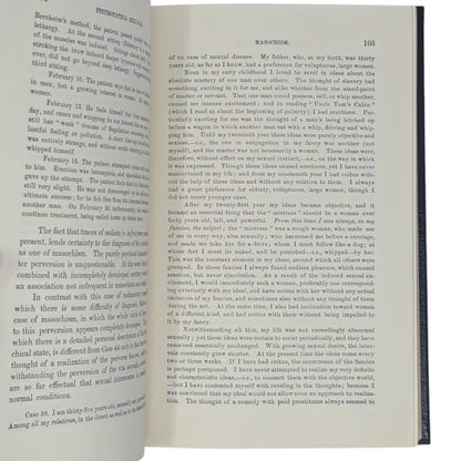 Psychopathia Sexualis, with Especial Reference to Contrary Sexual Instinct: A Medico-Legal Study