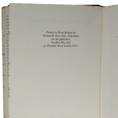 Reflections on the Psalms