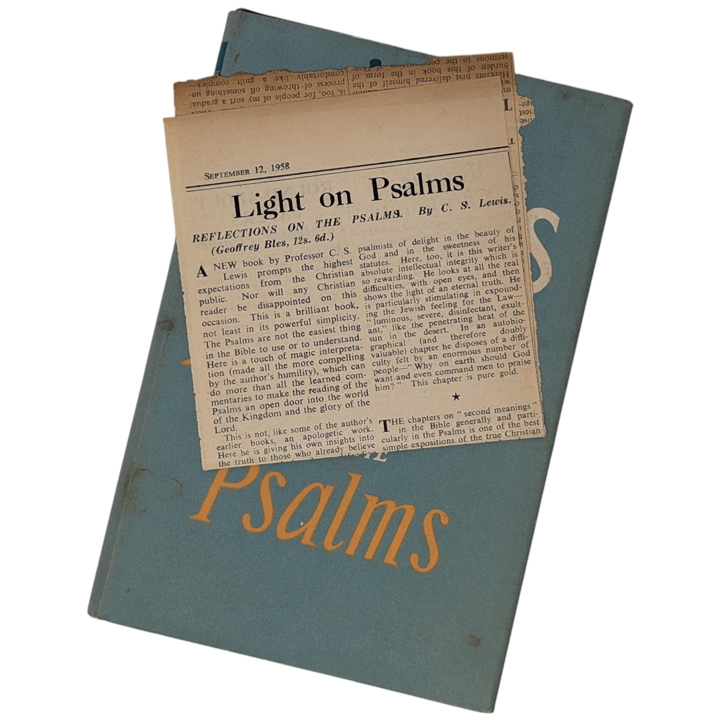 Reflections on the Psalms