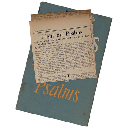 Reflections on the Psalms