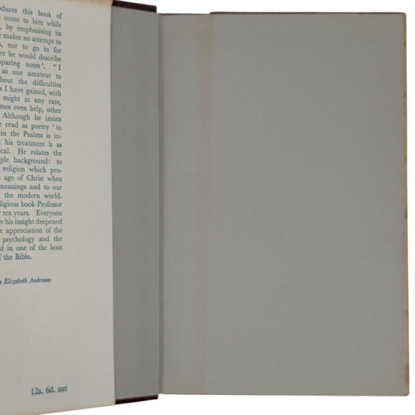 Reflections on the Psalms
