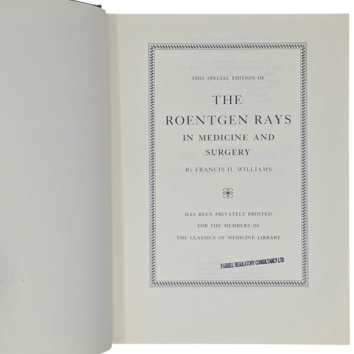 The Roentgen Rays in Medicine and Surgery