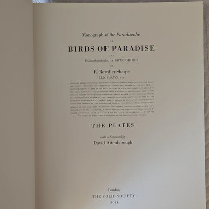 Sharpe’s Birds of Paradise