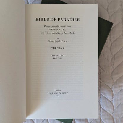 Sharpe’s Birds of Paradise