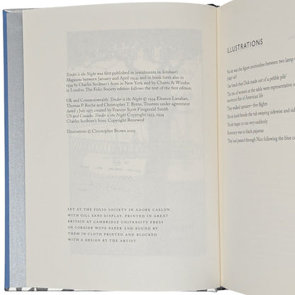 Tender is the Night; This Side of Paradise; The Great Gatsby; The Last Tycoon; The Beautiful and Damned