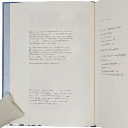 Tender is the Night; This Side of Paradise; The Great Gatsby; The Last Tycoon; The Beautiful and Damned