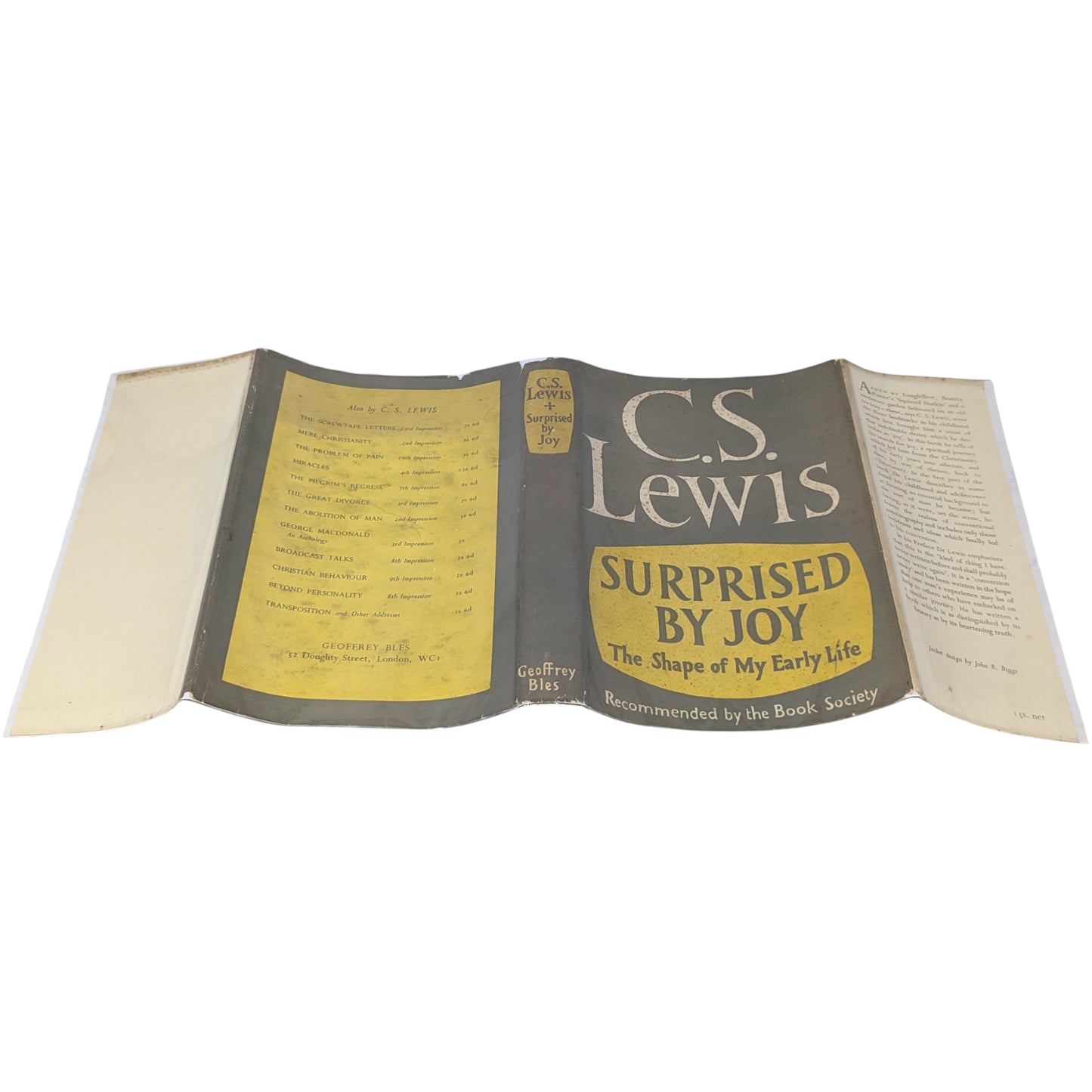 Surprised by Joy: The Shape of My Early Life