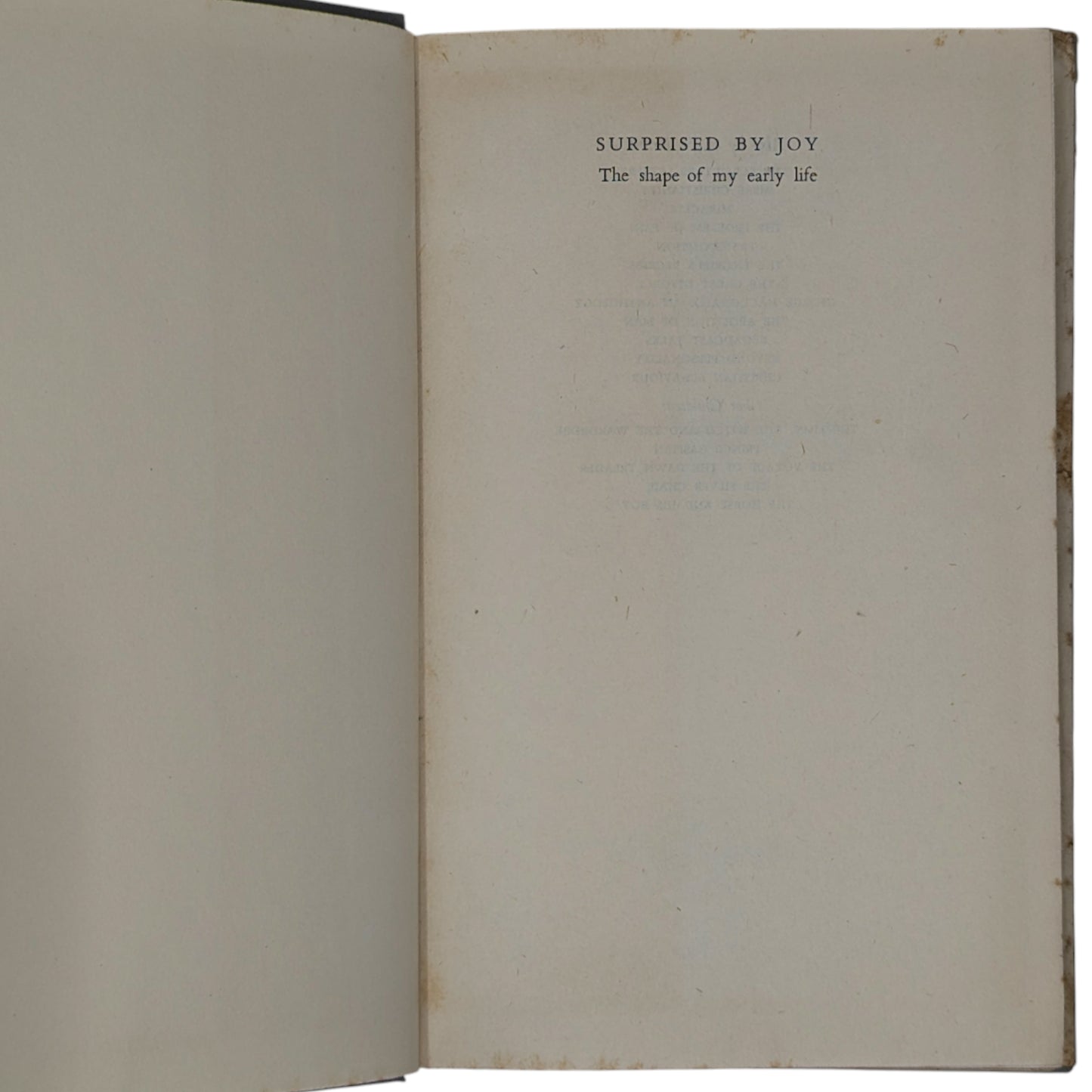 Surprised by Joy: The Shape of My Early Life