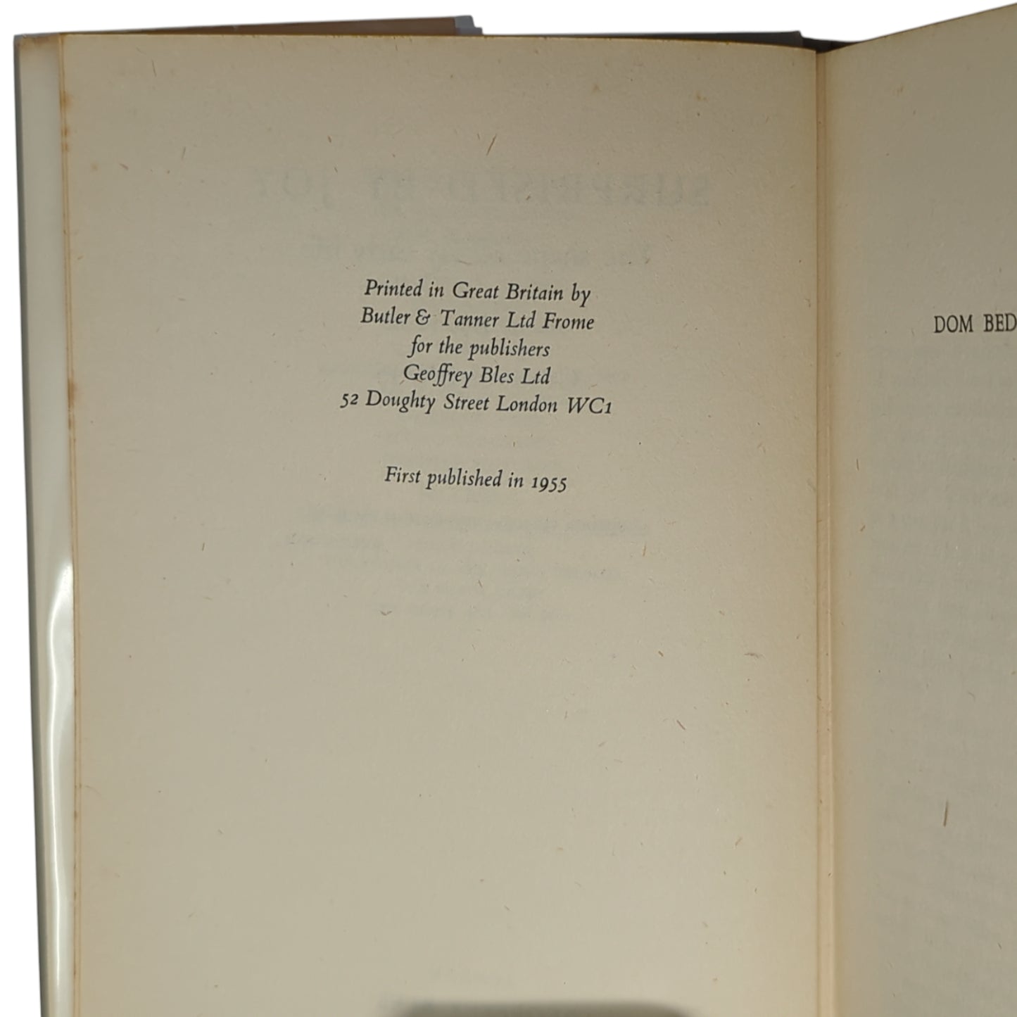 Surprised by Joy: The Shape of My Early Life