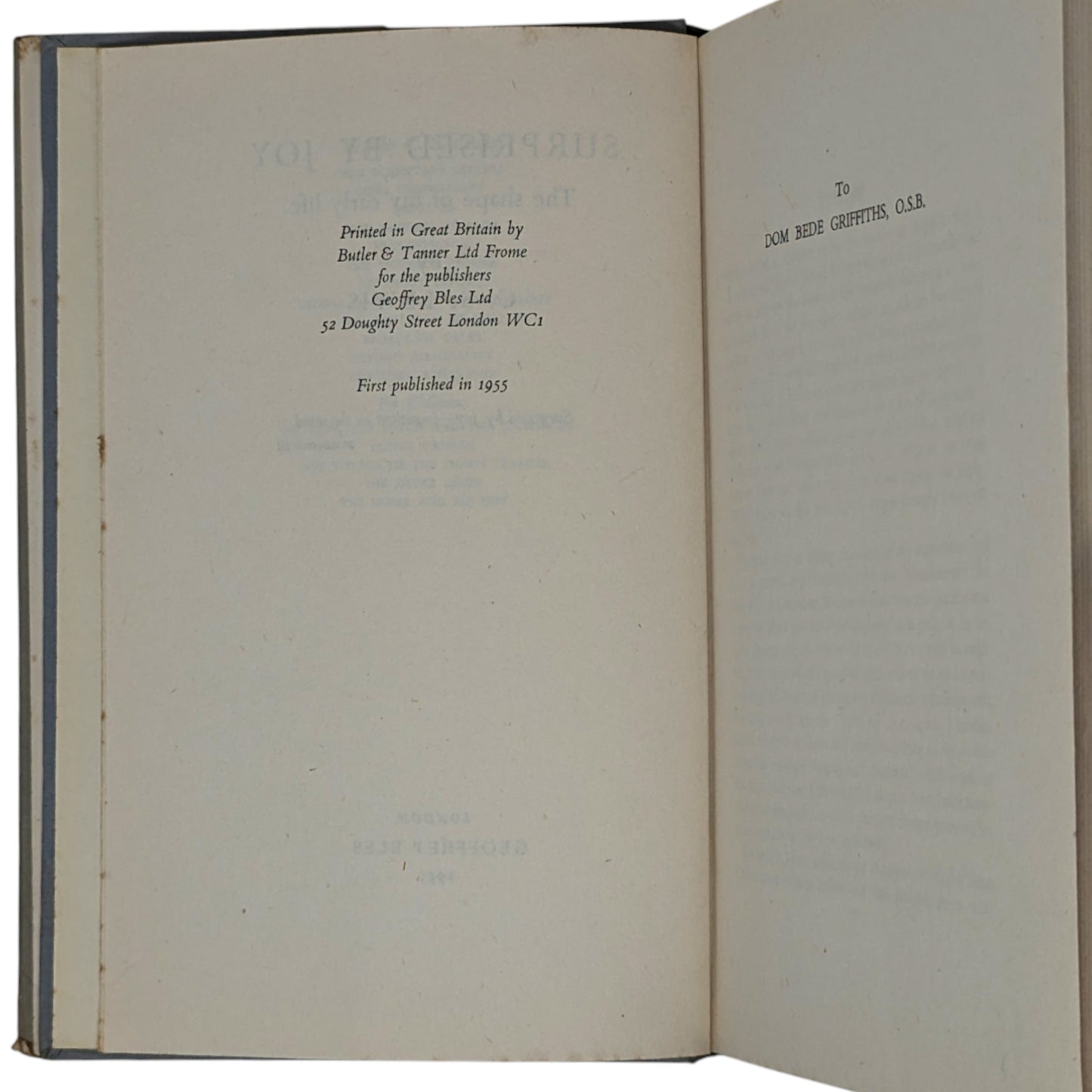 Surprised by Joy: The Shape of My Early Life