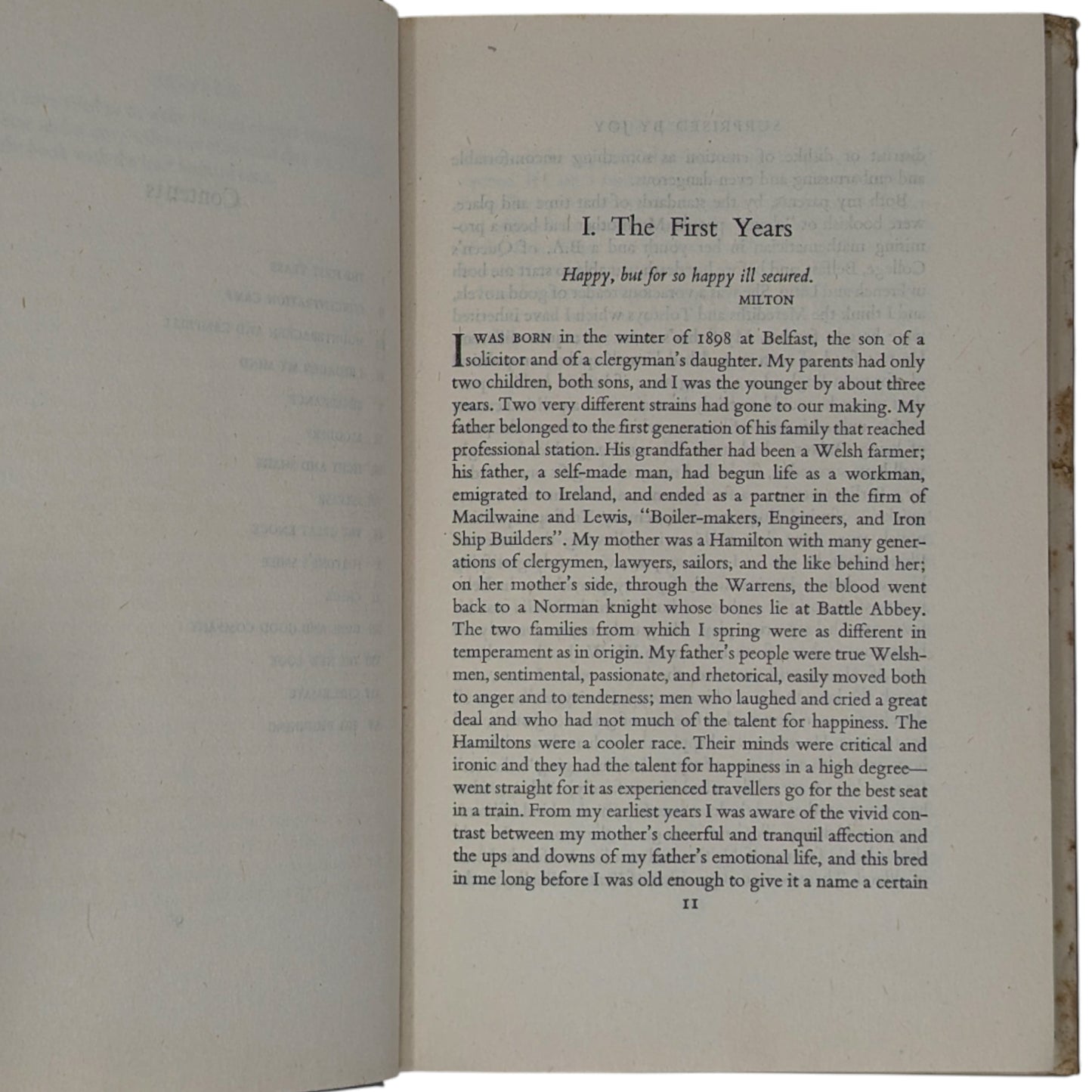 Surprised by Joy: The Shape of My Early Life