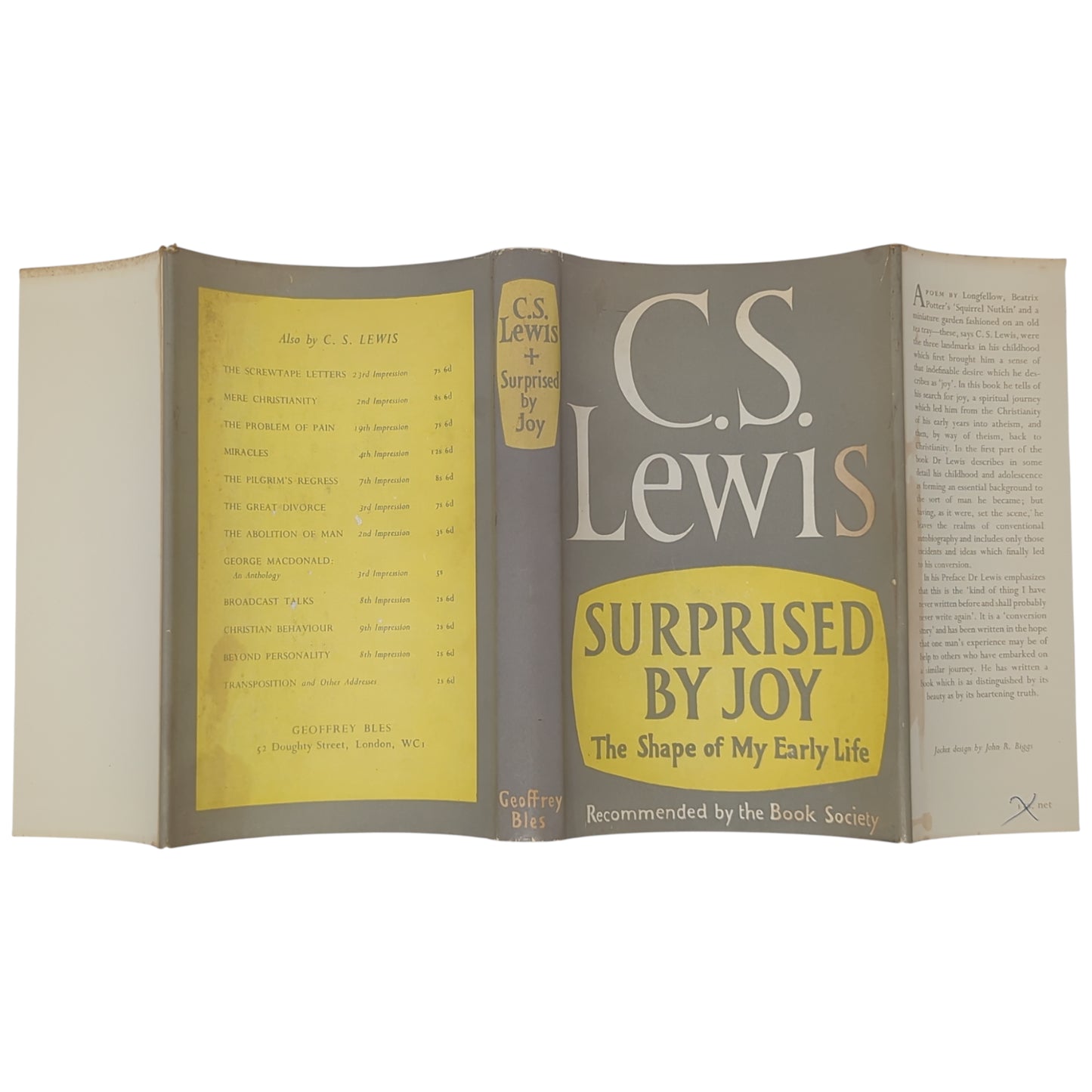 Surprised by Joy: The Shape of My Early Life