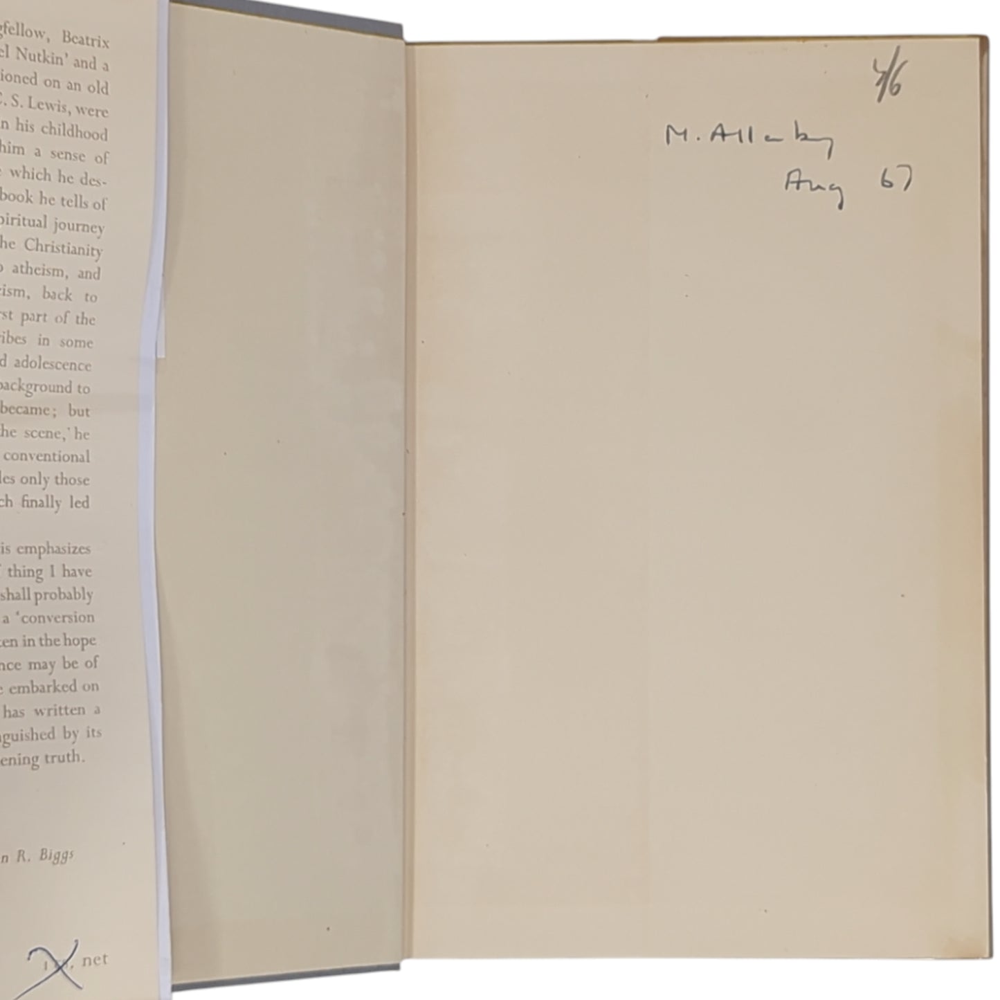 Surprised by Joy: The Shape of My Early Life