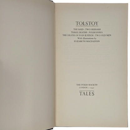 Tales by Tolstoy