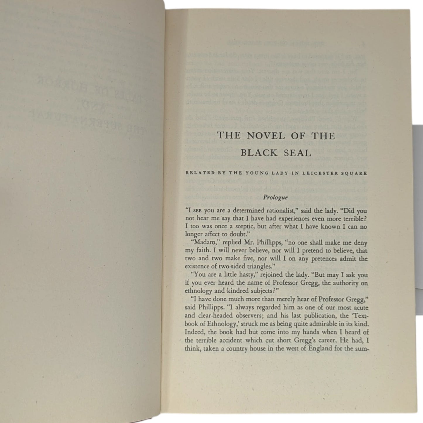 Tales of Horror and the Supernatural