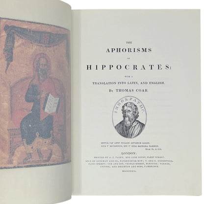 The Aphorisms of Hippocrates