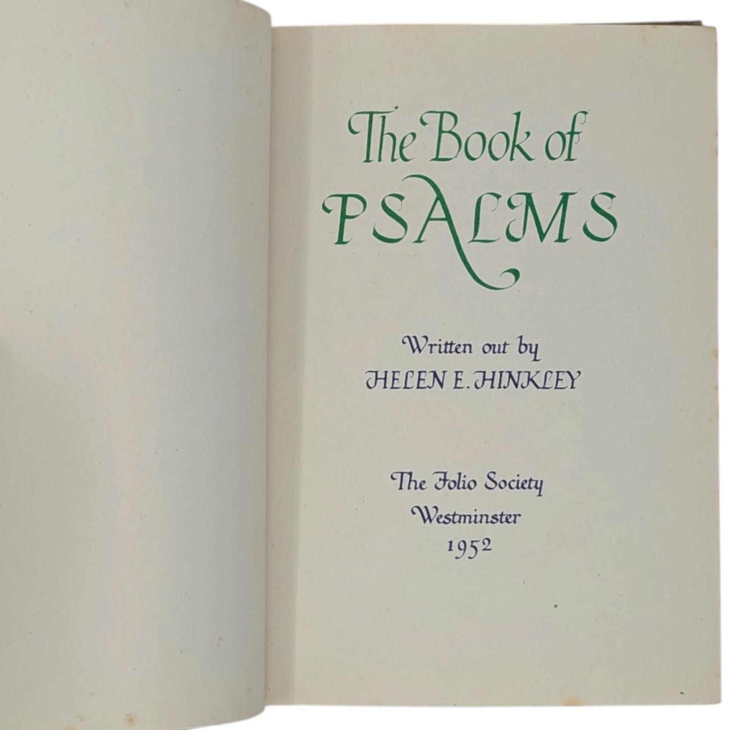 The Book of Psalms