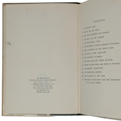 The Chronicles of Narnia First Edition Series