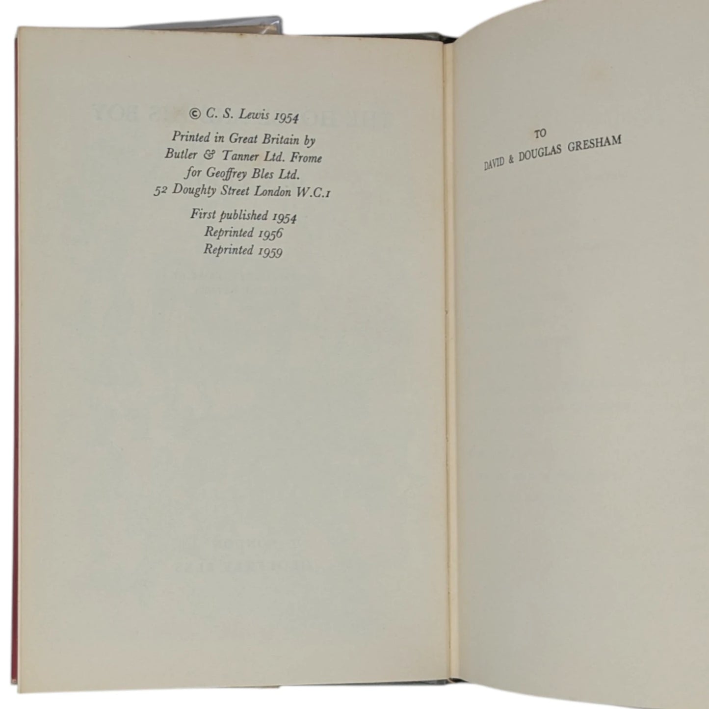 The Chronicles of Narnia First Edition Series