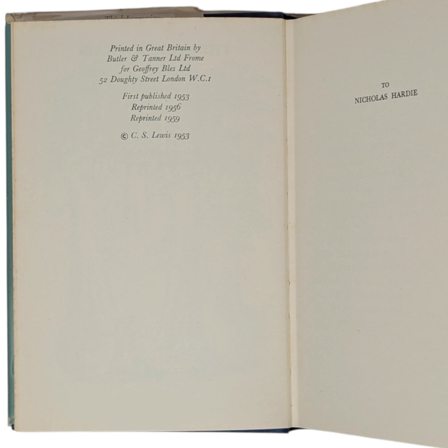 The Chronicles of Narnia First Edition Series