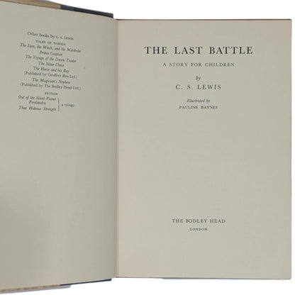 The Chronicles of Narnia First Edition Series