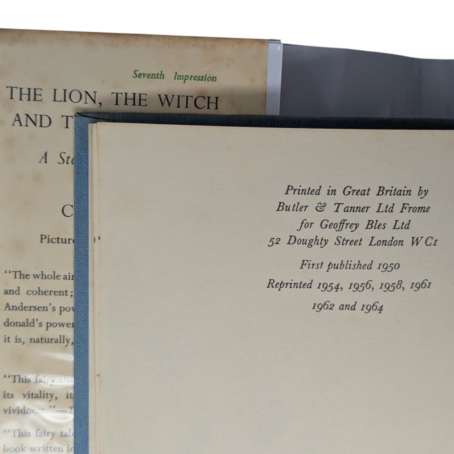 The Chronicles of Narnia First Edition Series