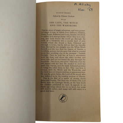 The Chronicles of Narnia Bundle (First Edition Paperbacks) + Rare BBC Schools Activity Booklet