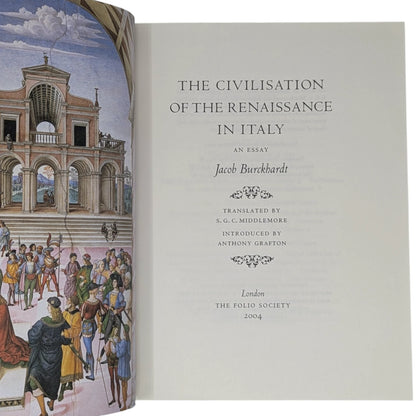 The Civilisation of the Renaissance in Italy