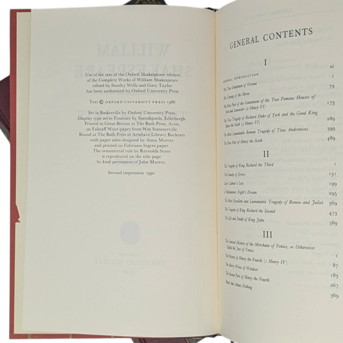 The Complete Plays of William Shakespeare