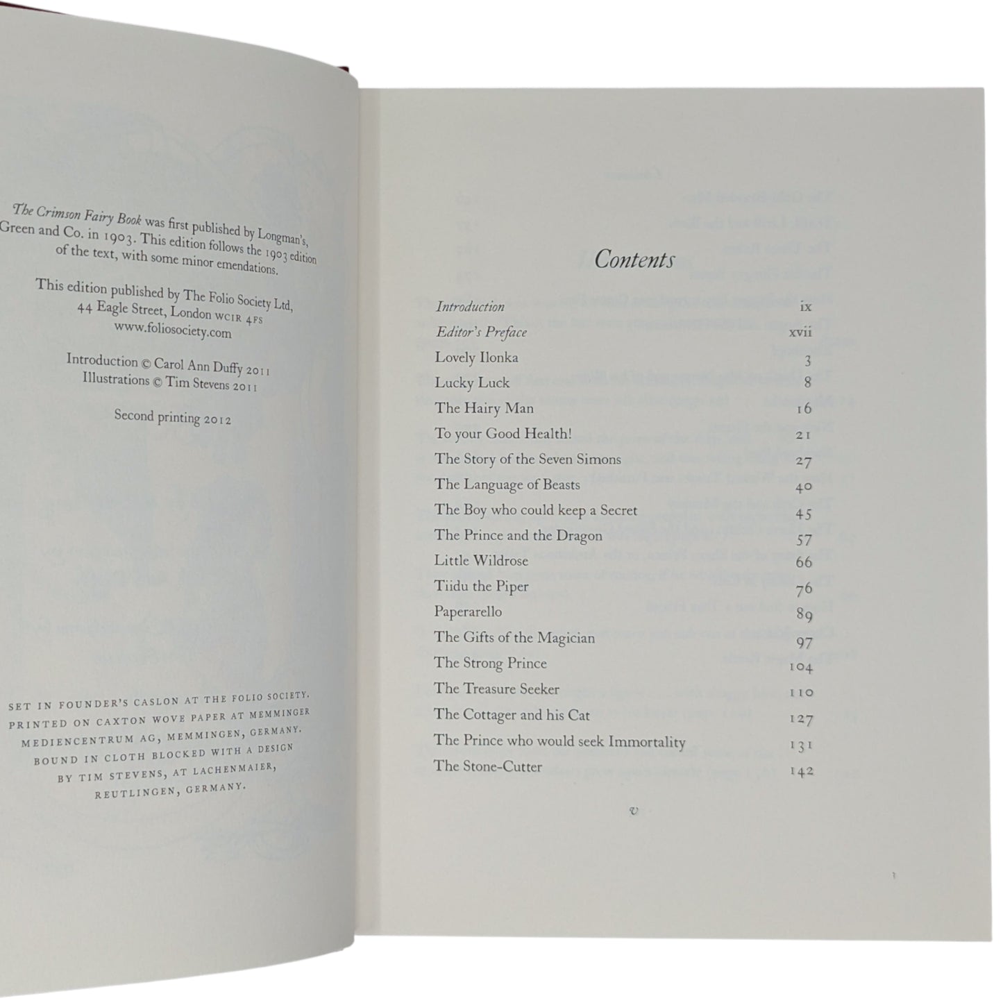 The Crimson Fairy Book