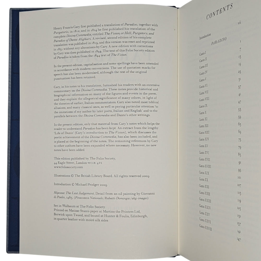 The Divine Comedy; Inferno, Purgatorio, Paradiso