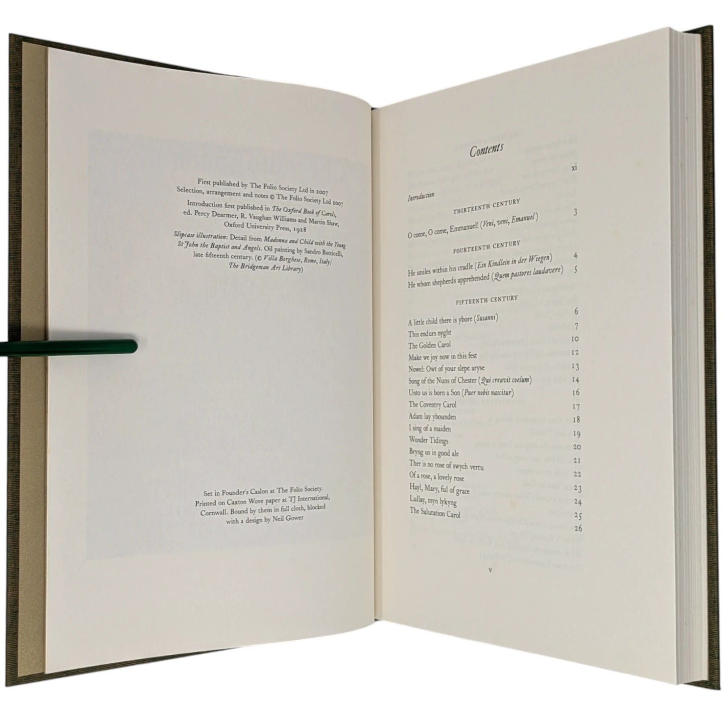 The Folio Book of Carols