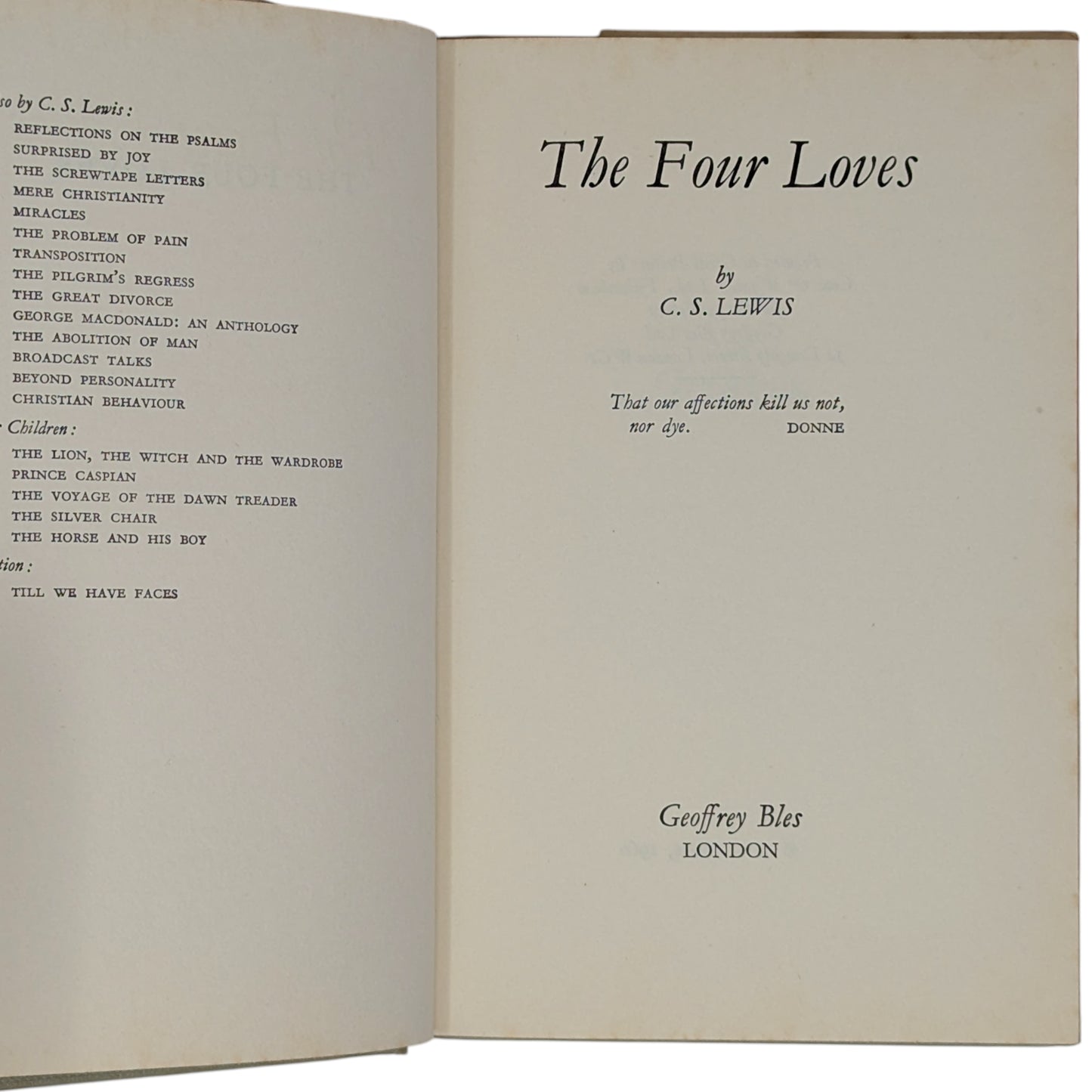 The Four Loves