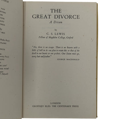 The Great Divorce