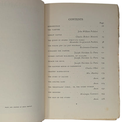 The Grimoire and Other Supernatural Stories