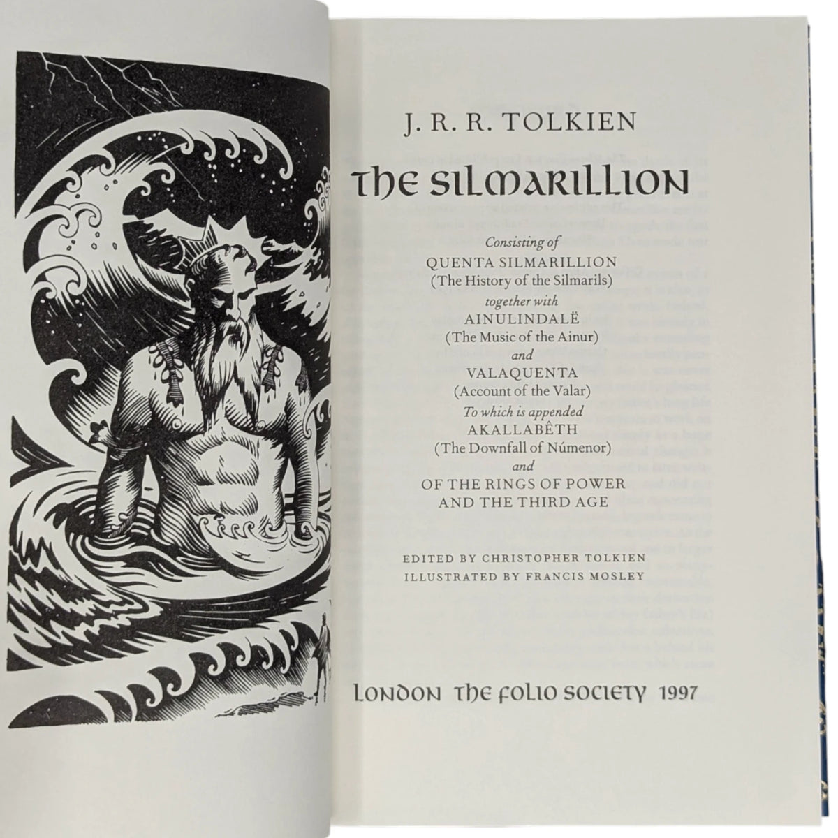 The Hobbit; The Lord of the Rings; The Silmarillion