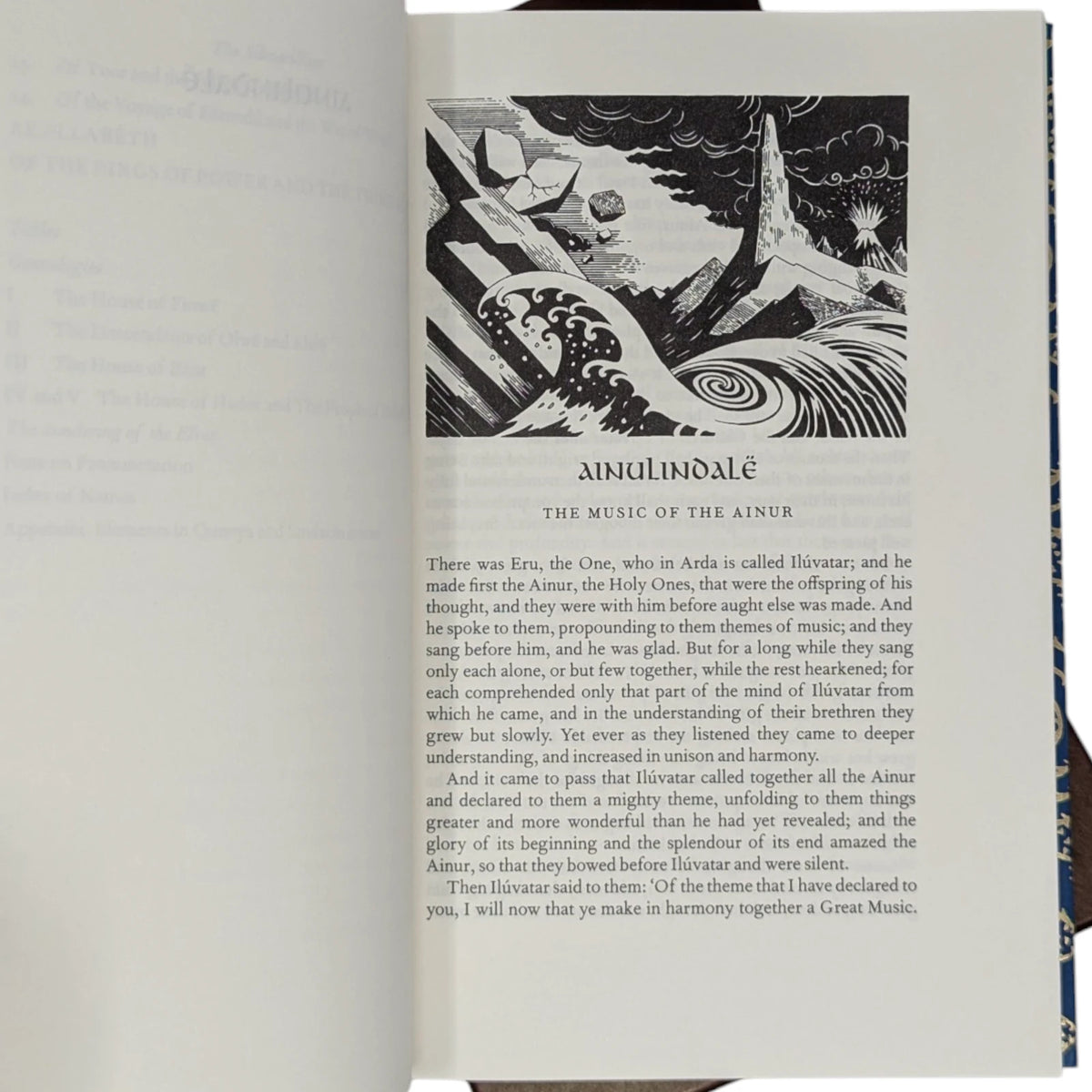 The Hobbit; The Lord of the Rings; The Silmarillion