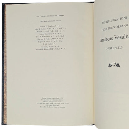 The Illustrations from Works of Andreas Vesalius of Brussels