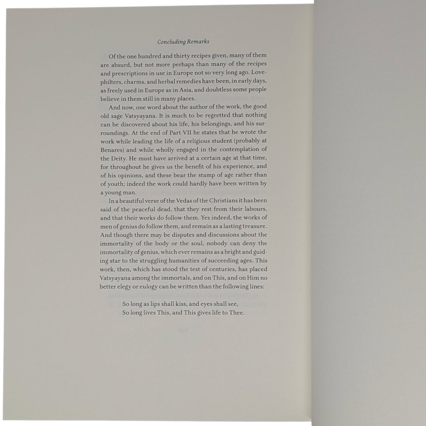 The Kama Sutra of Vatsyayana