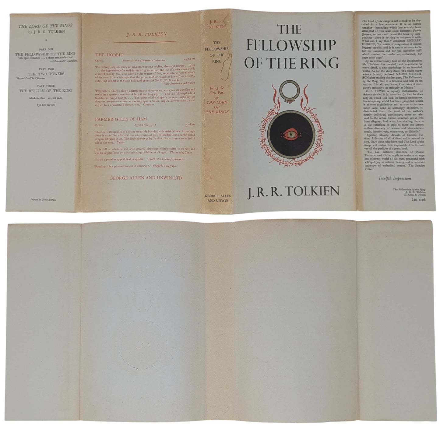 The Lord of the Rings Trilogy: The Fellowship of the Ring, The Two Towers, The Return of the King