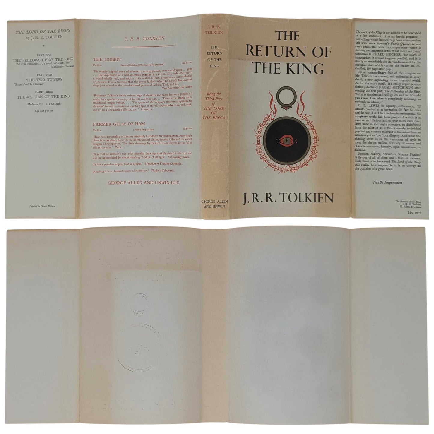 The Lord of the Rings Trilogy: The Fellowship of the Ring, The Two Towers, The Return of the King